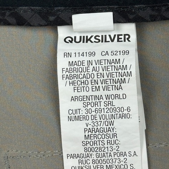 Billabong Shorts Mens 34 Beige Amphibian Quick Dry Stretch Outdoor Board Swim - Picture 4 of 9